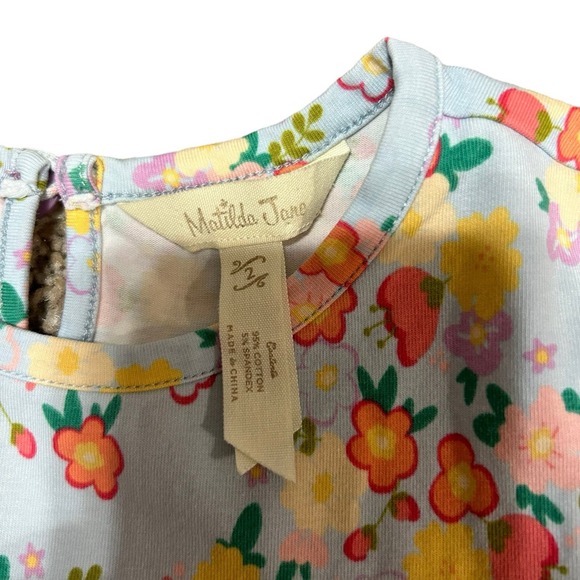 Matilda Jane Chalkboard Doodles Floral Lap Dress - Picture 3 of 6